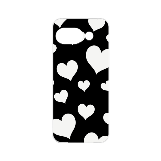 プレミアムパネル［ Dot Hearts - Black ］