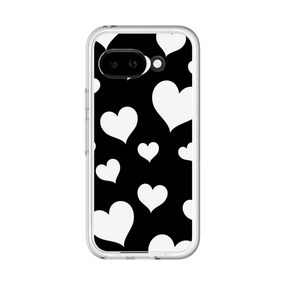 プレミアムパネル［ Dot Hearts - Black ］