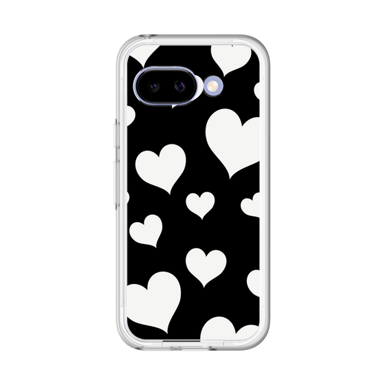プレミアムパネル［ Dot Hearts - Black ］