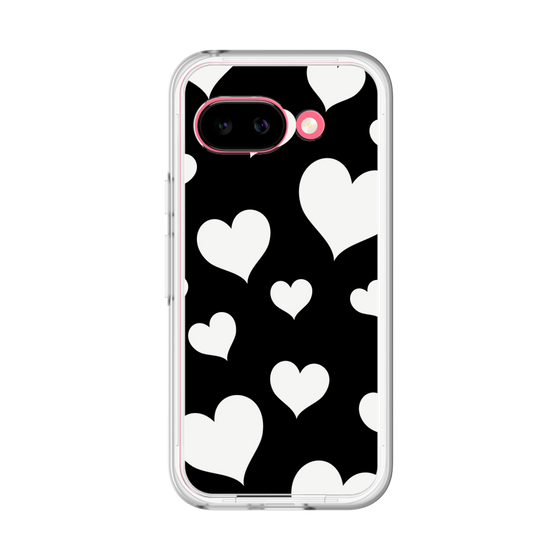 プレミアムパネル［ Dot Hearts - Black ］