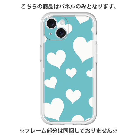 プレミアムパネル［ Dot Hearts - Blue ］