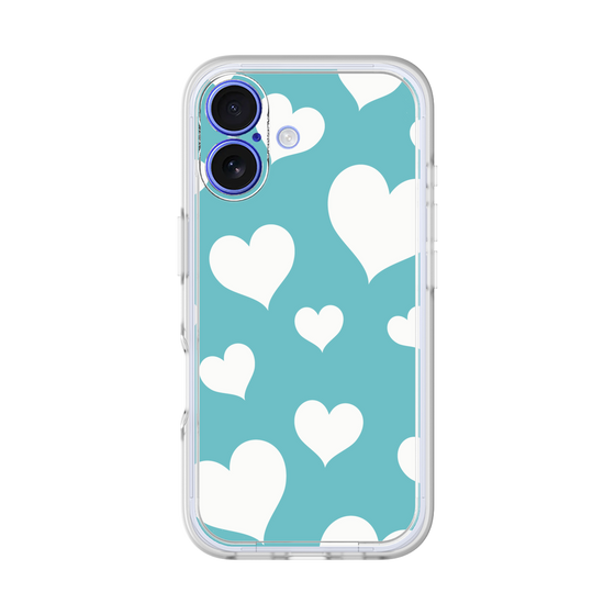 プレミアムパネル［ Dot Hearts - Blue ］