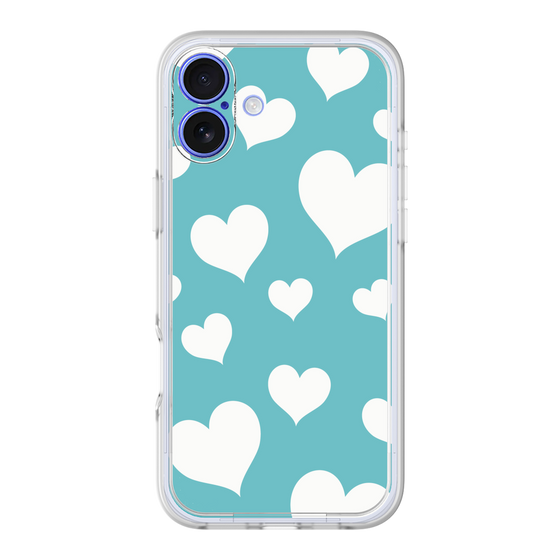 プレミアムパネル［ Dot Hearts - Blue ］