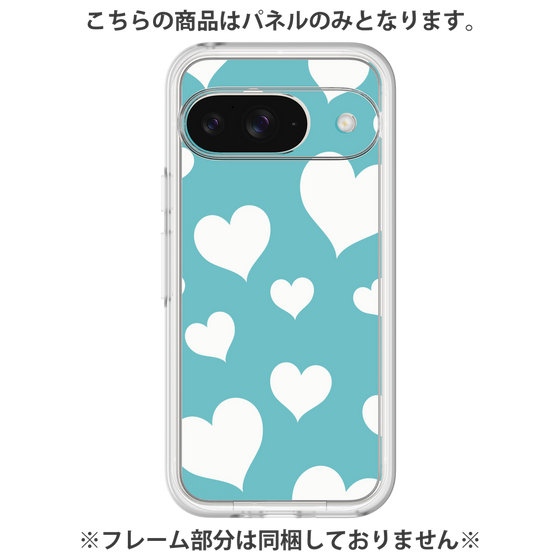 プレミアムパネル［ Dot Hearts - Blue ］