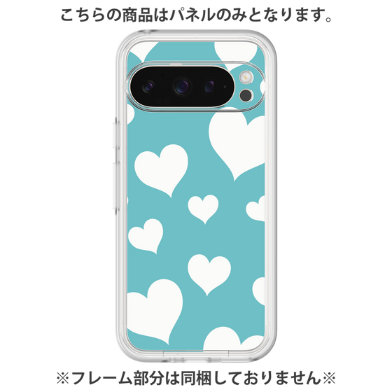 プレミアムパネル［ Dot Hearts - Blue ］
