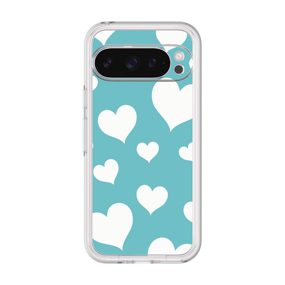 プレミアムパネル［ Dot Hearts - Blue ］