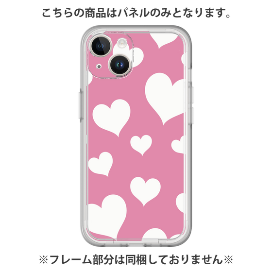 プレミアムパネル［ Dot Hearts - Pink ］