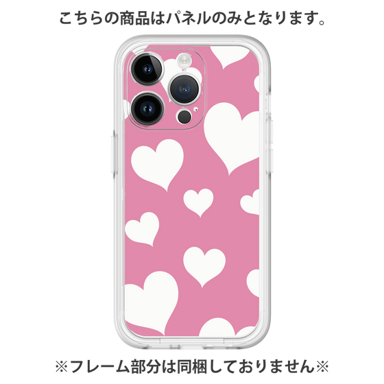 プレミアムパネル［ Dot Hearts - Pink ］