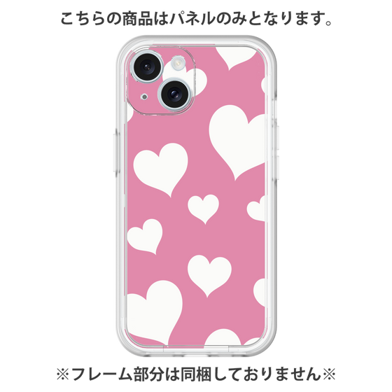 プレミアムパネル［ Dot Hearts - Pink ］