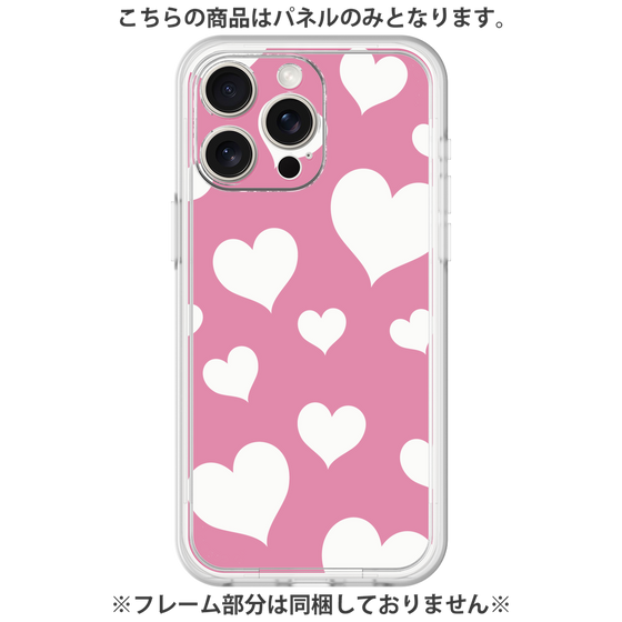 プレミアムパネル［ Dot Hearts - Pink ］