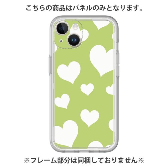 プレミアムパネル［ Dot Hearts - Green ］