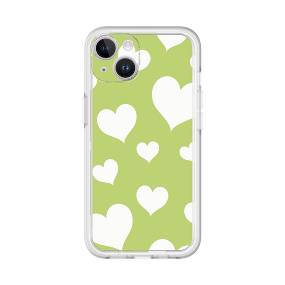 プレミアムパネル［ Dot Hearts - Green ］