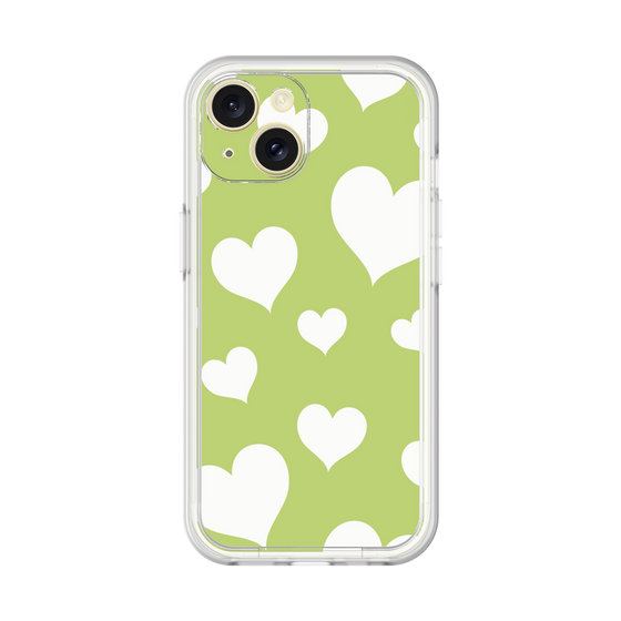 プレミアムパネル［ Dot Hearts - Green ］