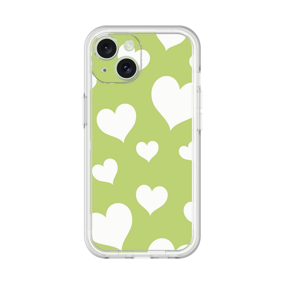 プレミアムパネル［ Dot Hearts - Green ］