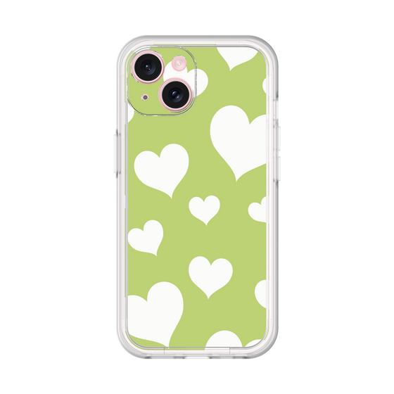 プレミアムパネル［ Dot Hearts - Green ］