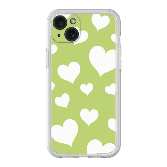 プレミアムパネル［ Dot Hearts - Green ］