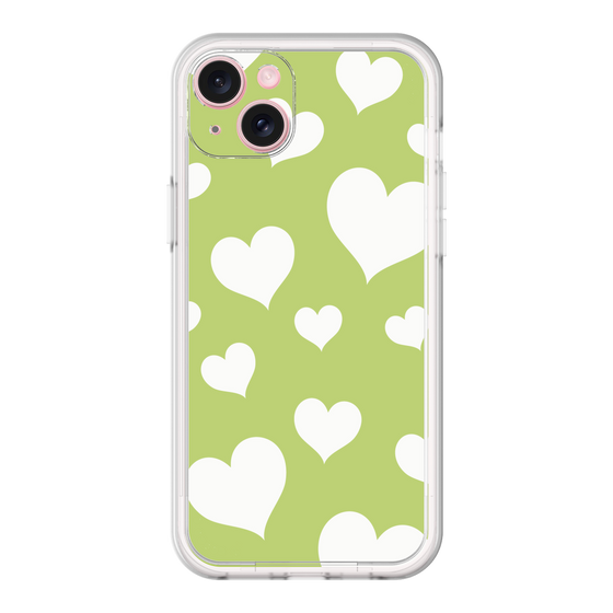プレミアムパネル［ Dot Hearts - Green ］