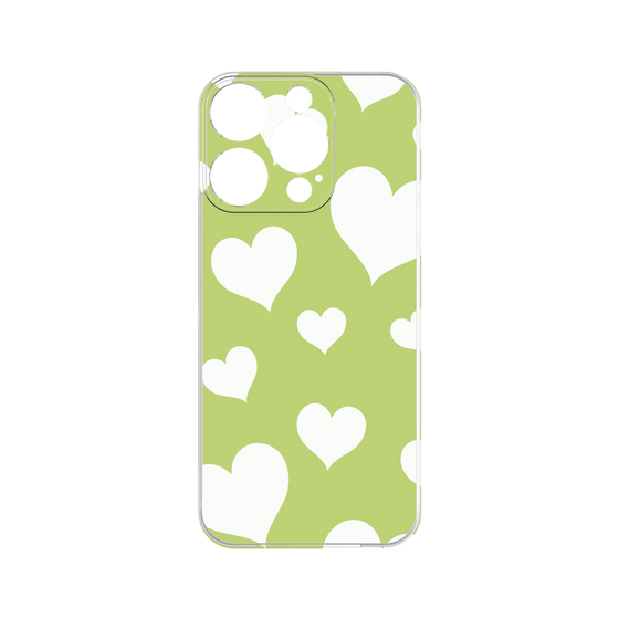 プレミアムパネル［ Dot Hearts - Green ］