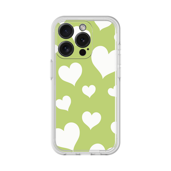 プレミアムパネル［ Dot Hearts - Green ］