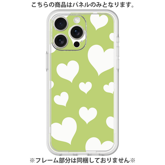 プレミアムパネル［ Dot Hearts - Green ］