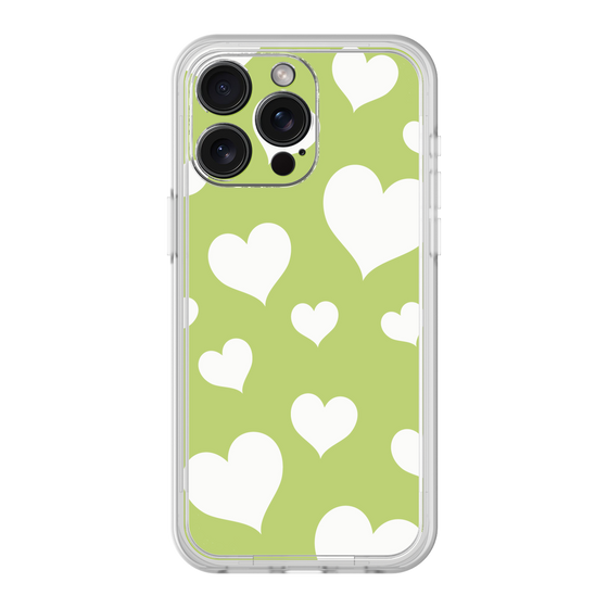 プレミアムパネル［ Dot Hearts - Green ］
