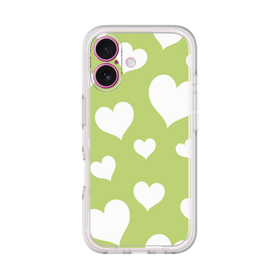 プレミアムパネル［ Dot Hearts - Green ］