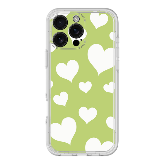 プレミアムパネル［ Dot Hearts - Green ］