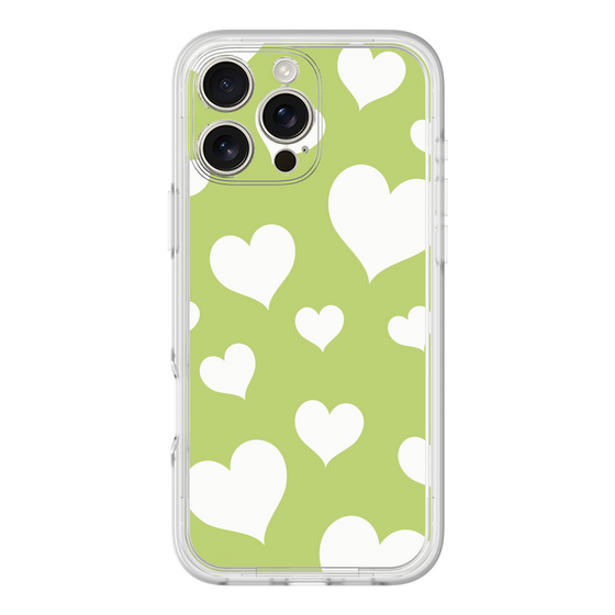 プレミアムパネル［ Dot Hearts - Green ］