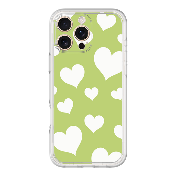プレミアムパネル［ Dot Hearts - Green ］
