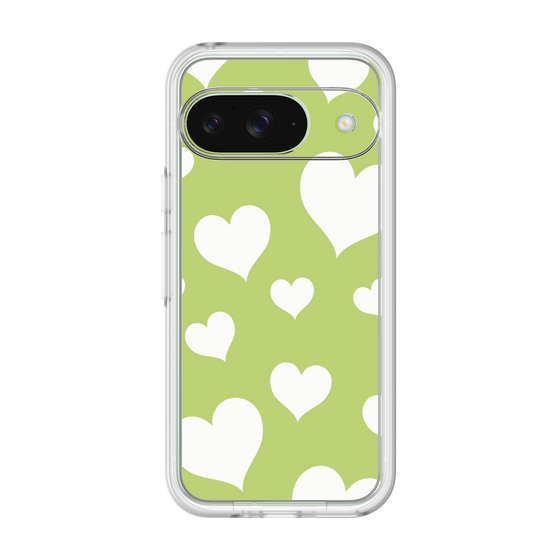 プレミアムパネル［ Dot Hearts - Green ］