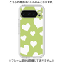 プレミアムパネル［ Dot Hearts - Green ］