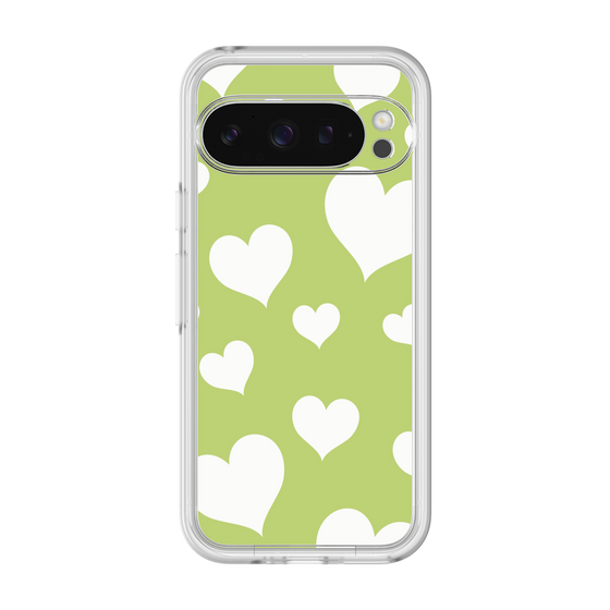 プレミアムパネル［ Dot Hearts - Green ］