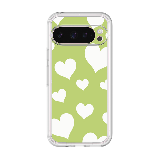 プレミアムパネル［ Dot Hearts - Green ］