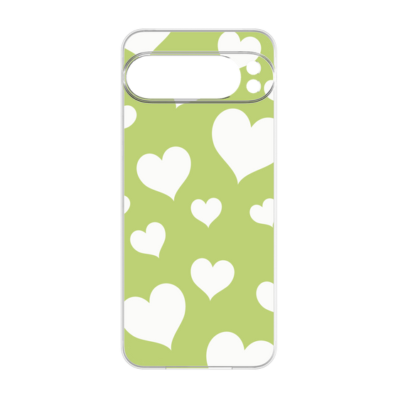 プレミアムパネル［ Dot Hearts - Green ］