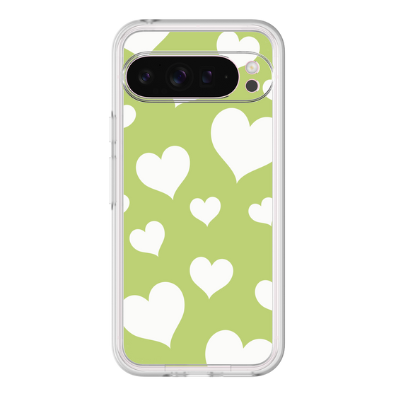 プレミアムパネル［ Dot Hearts - Green ］