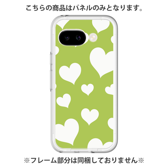 プレミアムパネル［ Dot Hearts - Green ］