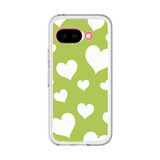 プレミアムパネル［ Dot Hearts - Green ］