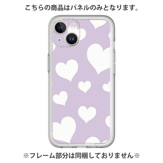 プレミアムパネル［ Dot Hearts - Purple ］