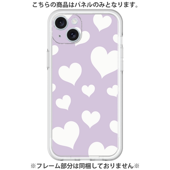 プレミアムパネル［ Dot Hearts - Purple ］