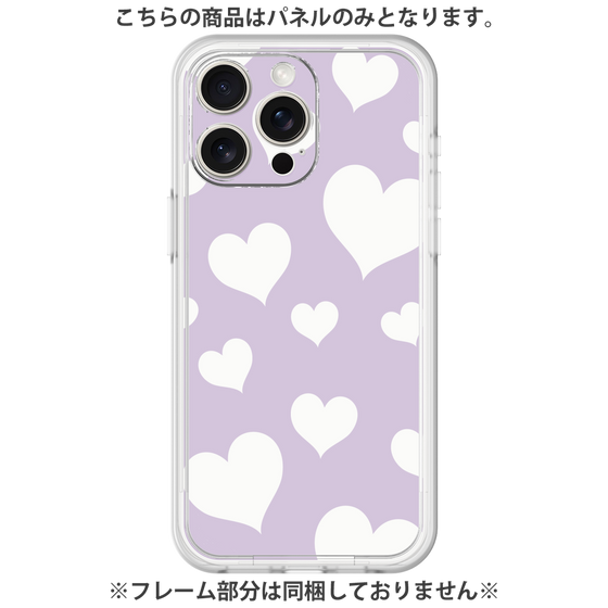 プレミアムパネル［ Dot Hearts - Purple ］