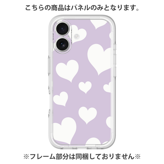 プレミアムパネル［ Dot Hearts - Purple ］
