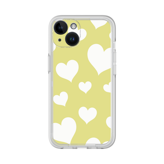 プレミアムパネル［ Dot Hearts - Yellow ］