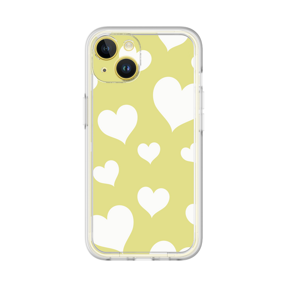 プレミアムパネル［ Dot Hearts - Yellow ］
