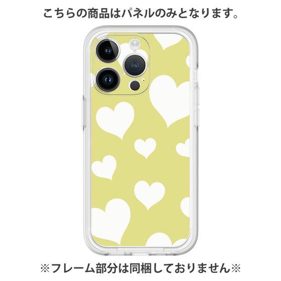 プレミアムパネル［ Dot Hearts - Yellow ］