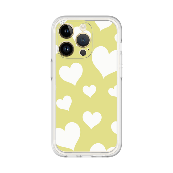 プレミアムパネル［ Dot Hearts - Yellow ］