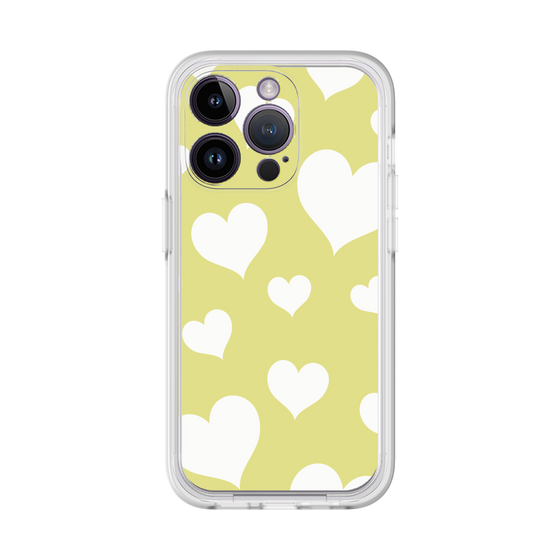 プレミアムパネル［ Dot Hearts - Yellow ］