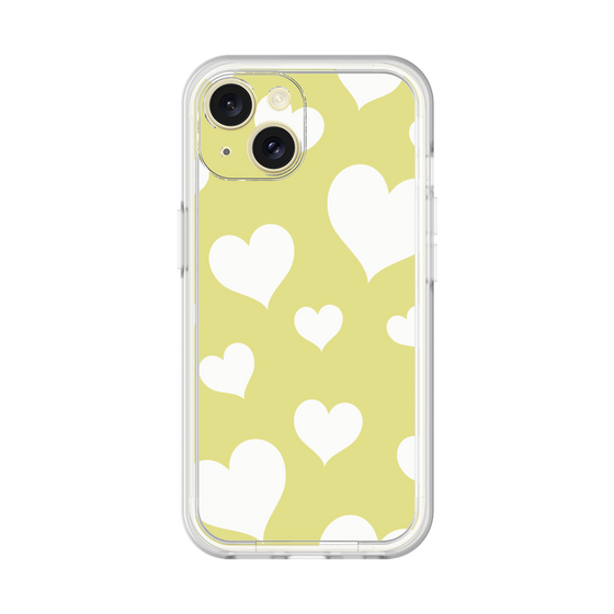 プレミアムパネル［ Dot Hearts - Yellow ］