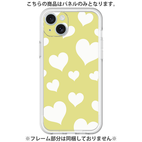 プレミアムパネル［ Dot Hearts - Yellow ］