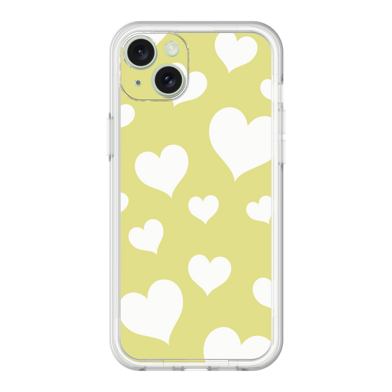 プレミアムパネル［ Dot Hearts - Yellow ］