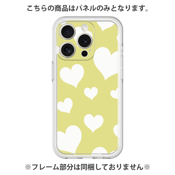 プレミアムパネル［ Dot Hearts - Yellow ］